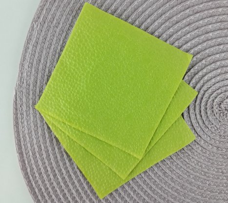 Guardanapo liso Verde Limão 20x20 C/50 Unidades – Bello Festas 