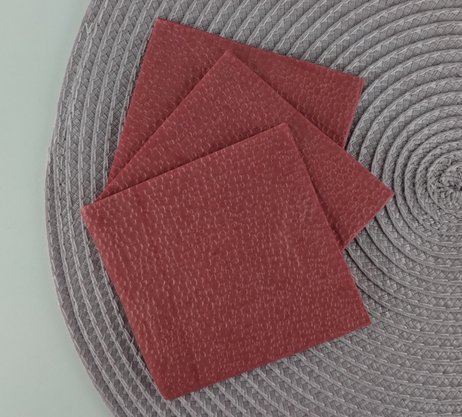Guardanapo liso Vermelho 20x20 C/50 Unidades – Bello Festas 