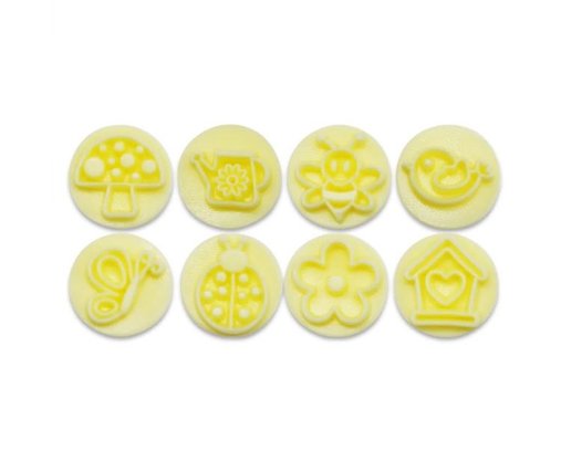 Kit Carimbos Jardim Encantado Amarelo - Bluestar