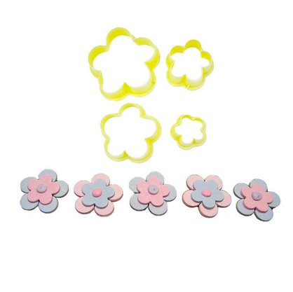 Kit Cortador Flor com 4 peças - BlueStar