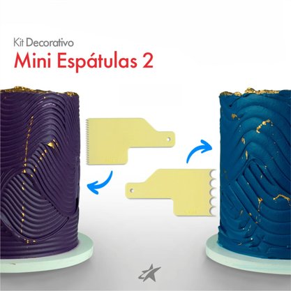 Kit Decorativo Mini Espátula nº2 para Bolos – Bluestar