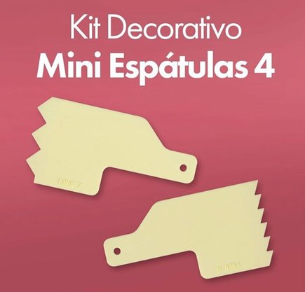 Kit Decorativo Mini Espátula nº4 para Bolos – Bluestar