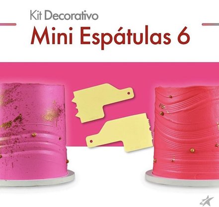 Kit Decorativo Mini Espátula nº6 para Bolos – Bluestar