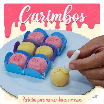 Kit mini Carimbos Amor 8 peças - Bluestar