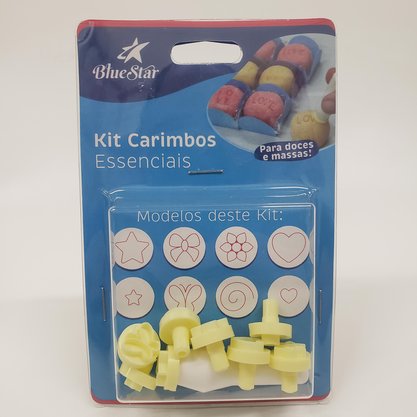 Kit mini Carimbos Essenciais 8 peças - Bluestar