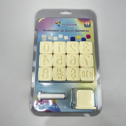 Kit Modelador de Doces – Números - Festplastik