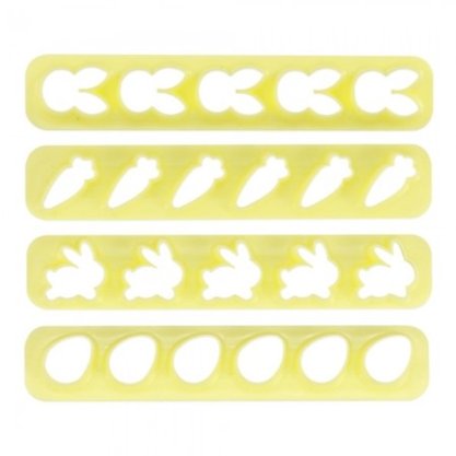 Kit Réguas Miniaturas Páscoa com 4 peças – BlueStar  Kit Réguas Miniaturas Páscoa com 4 peças – BlueStar