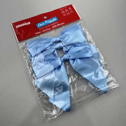 Laço Perfeito – Lacre Prático Azul Mar C/3 - 38MM – Cromus