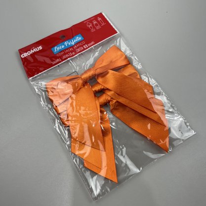 Laço Perfeito – Lacre Prático Laranja C/3 - 38MM – Cromus