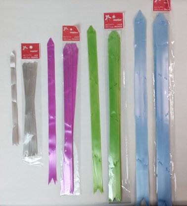 Laço pronto Plástico 30mm Pink 10 unidades - Cromus