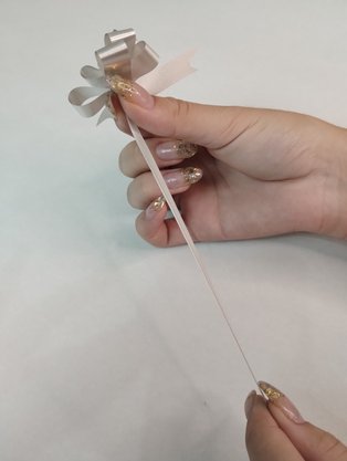 Laço pronto Plástico 30mm Pink 10 unidades - Cromus