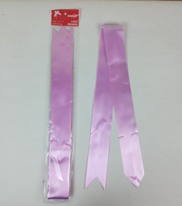 Laço pronto Plástico 49mm Rosa 10 unidades - Cromus