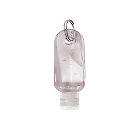 Lembrança Álcool Bag com tampa e com argola - unidade