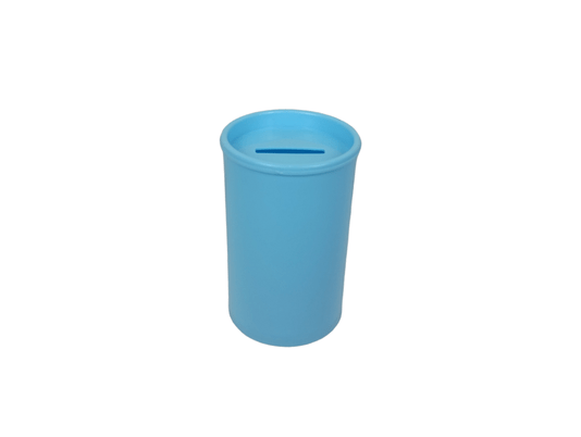 Lembrança Cofre plástico Azul Bebê - unidade