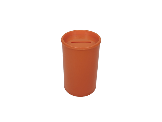 Lembrança Cofre plástico Laranja - unidade