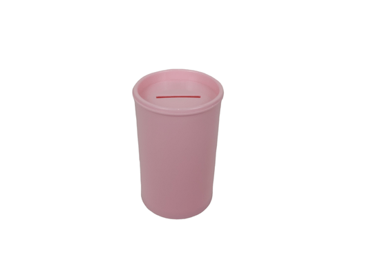 Lembrança Cofre plástico Rosa Bebê - unidade