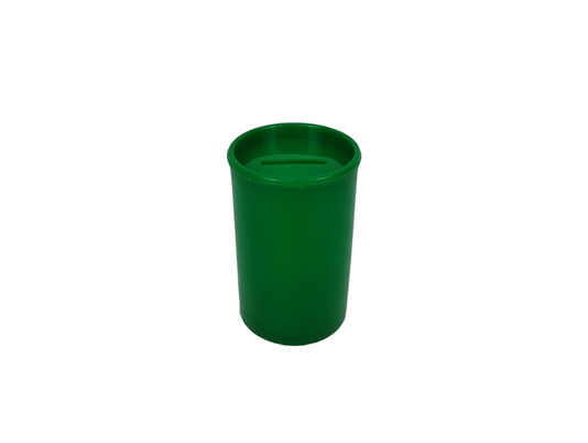 Lembrança Cofre plástico Verde Bandeira - unidade