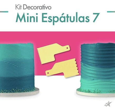 MINI ESPATULAS DECORATIVAS COD.7 AMARELO 