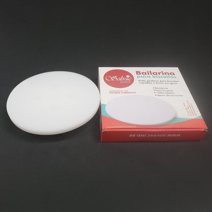 Mini Prato Giratório Bailarina Redonda para Biscoitos 14cm – Solrac
