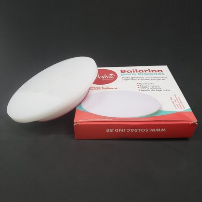 Mini Prato Giratório Bailarina Redonda para Biscoitos 14cm – Solrac