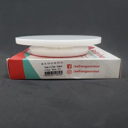Mini Prato Giratório Bailarina Redonda para Biscoitos 14cm – Solrac
