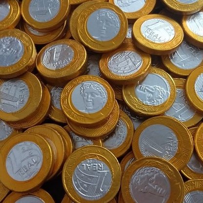 Moedas Sabor Chocolate 40g – Bel