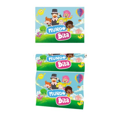 Painel decorativo TNT – Mundo Bita - Piffer