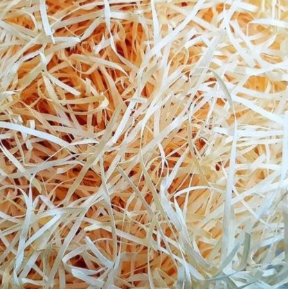 Palha Natural de Madeira Para Cestas e Decoração – 50g