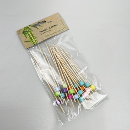 Palito em Bambu p/ Petiscos – HA019 – 20un – Silver Festas 