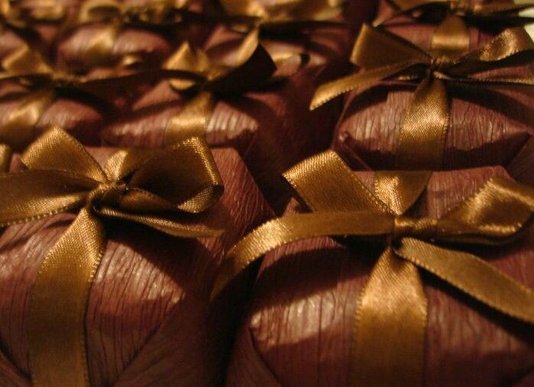 Papel para Bem Casado Liso com 40 Marrom