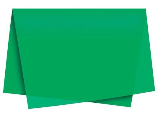 Papel Seda 49x69 Verde Bandeira Unidade – Cromus (PACOTE FECHADO)
