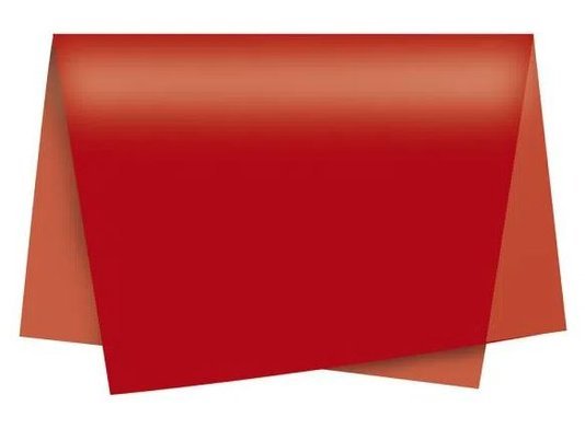 Papel Seda 49x69 Vermelho Unidade – Cromus (PACOTE FECHADO)