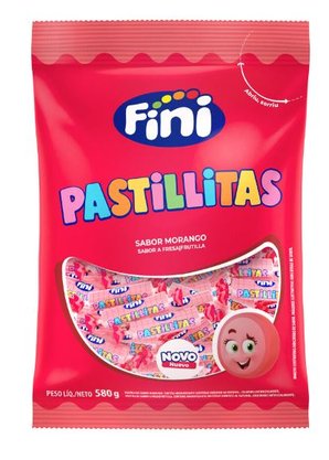 Pastillitas Morango 580g - Fini