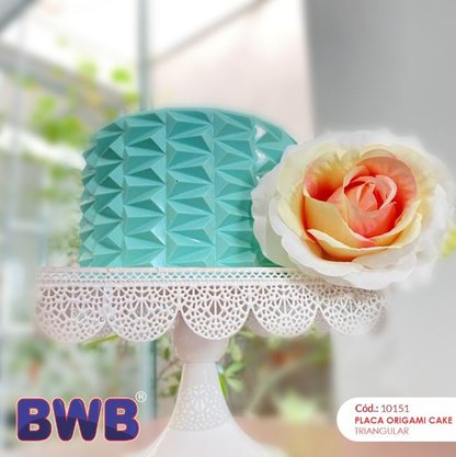 Placa Origami Cake Triangular – BWB
