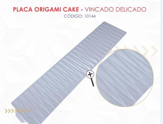 Placa Origami Cake Vincado delicado – BWB