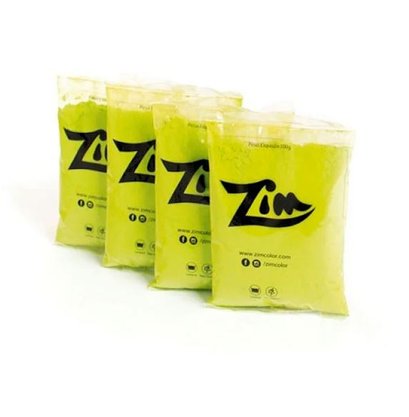 Pó Colorido Verde Limão 100g - Zim Color