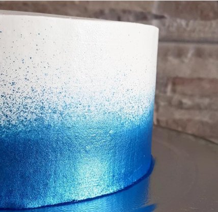 Pó decorativo Fab! Cintilante Azul Anis 3g