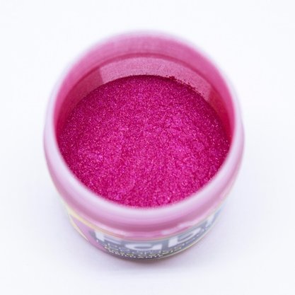 Pó decorativo Fab! Cintilante Rosa Cereja 3g