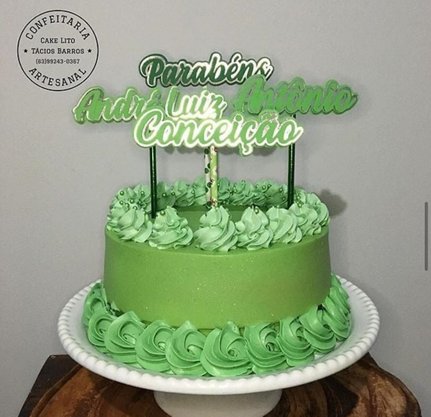 Pó decorativo Fab! Cintilante Verde Folha 3g