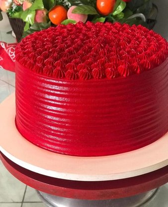 Pó decorativo Fab! Cintilante Vermelho Rubi 3g