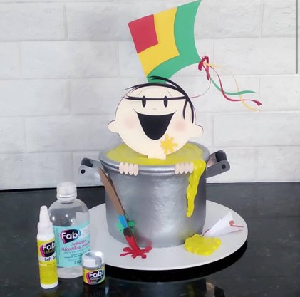 Pó decorativo Fab! Metálico Prateado 3g