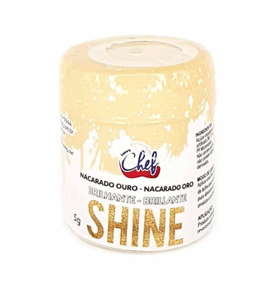 Pó para decoração Nacarado Ouro 5g Shine – Iceberg