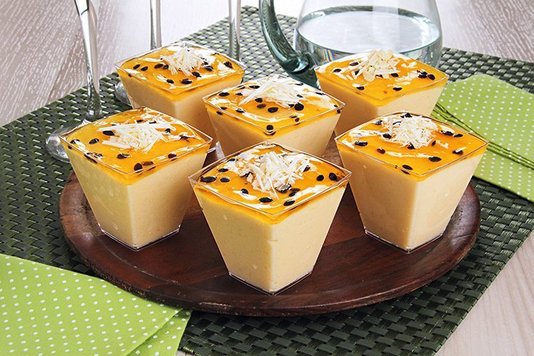 Pó para sobremesa sabor Maracujá 100g – Mavalério 