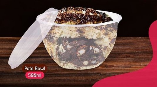 Pote Bowl com tampa 500ml – 20 unidades - Prafesta