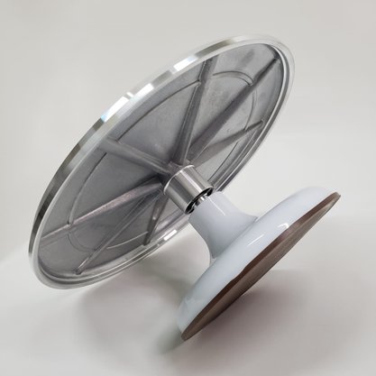Prato Giratório Bailarina Aço Inox para bolo 30,5cm – Prime Chef