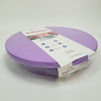 Prato Giratório Bailarina para bolo 29,5cm Lavanda – Bluestar