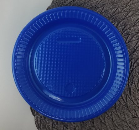 Prato Neon Azul Com 10 Unidades – Bello Festas