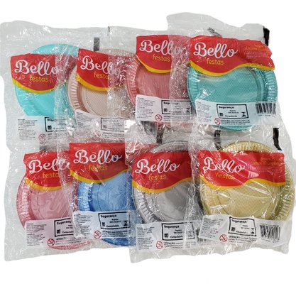 Prato para Bolo 15cm Perolado Verde – Bello Festas 