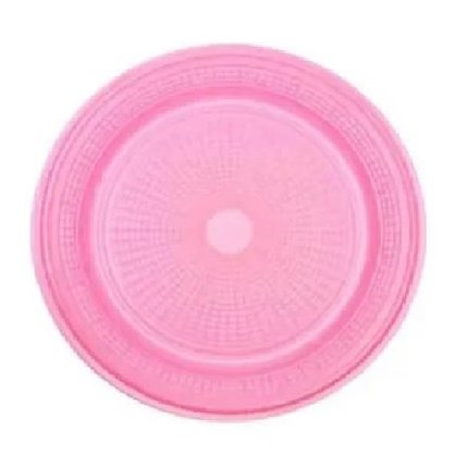 Prato para Bolo 15cm Rosa Biodegradável – Trik Trik 