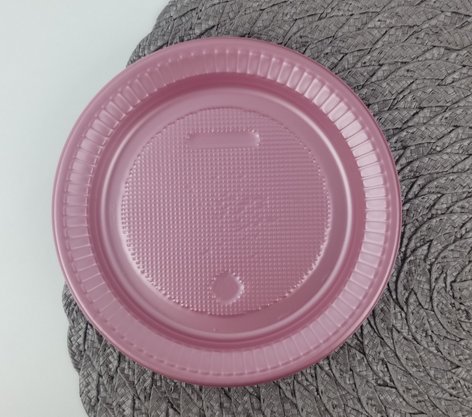 Prato para Bolo 15cm Perolado Rosa – Bello Festas  